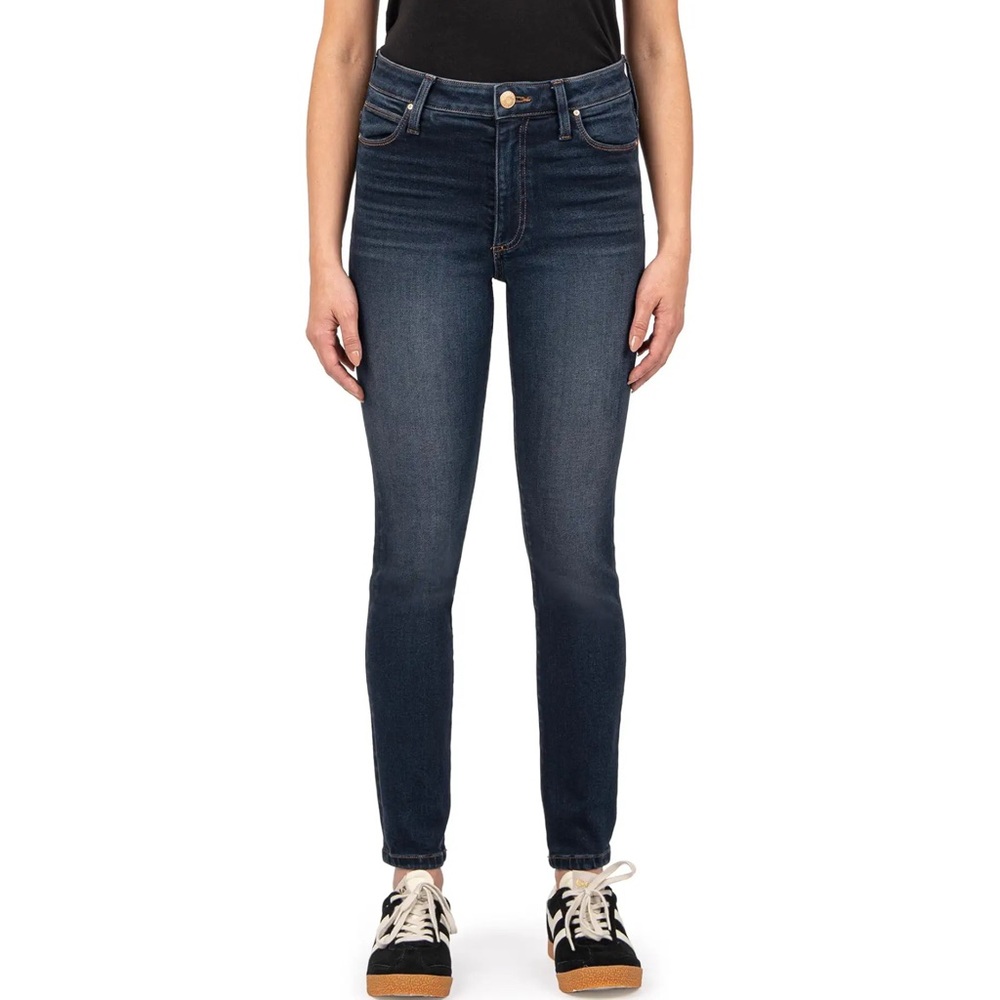 KUT from the Kloth Charlize High-Rise Cigarette Leg Regular Hem In Demulcent